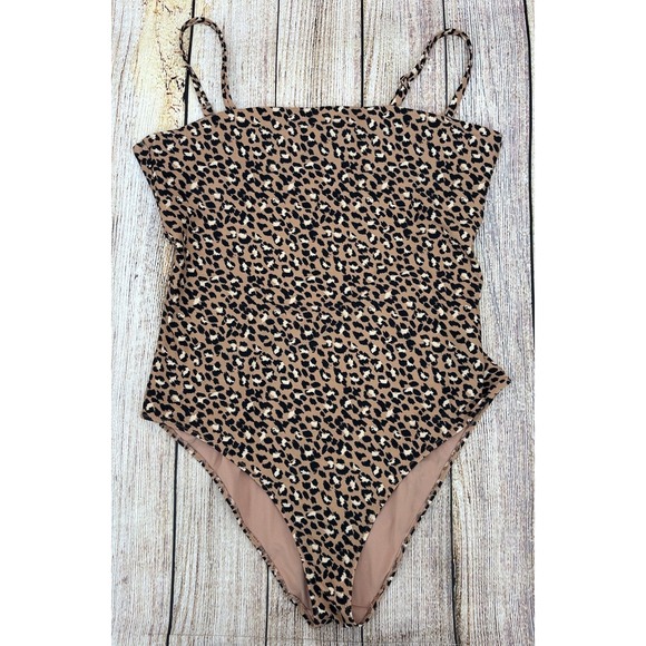 aerie Other - Aerie One Piece Swimsuit Size XXLarge Leopard‎ Print Removable Straps